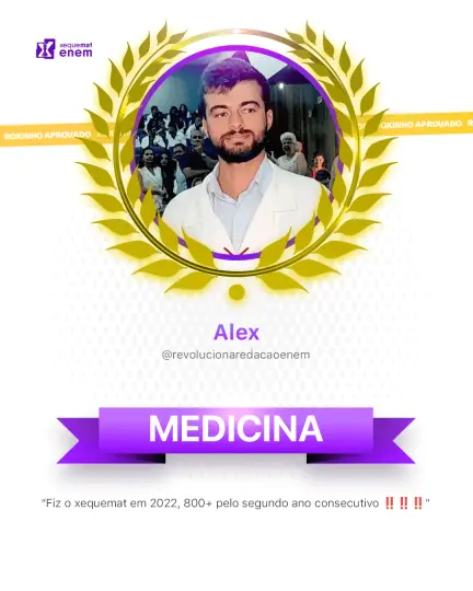 Card de aprovação de aluno do método xequemat