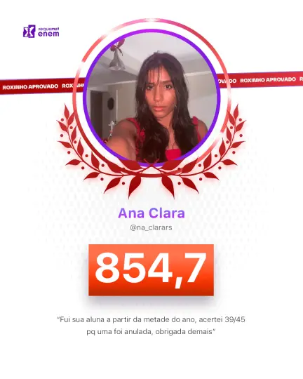 Card de aprovação de aluno do método xequemat