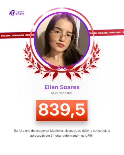 Card de aprovação de aluno do método xequemat