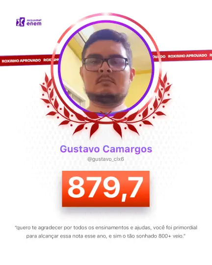Card de aprovação de aluno do método xequemat