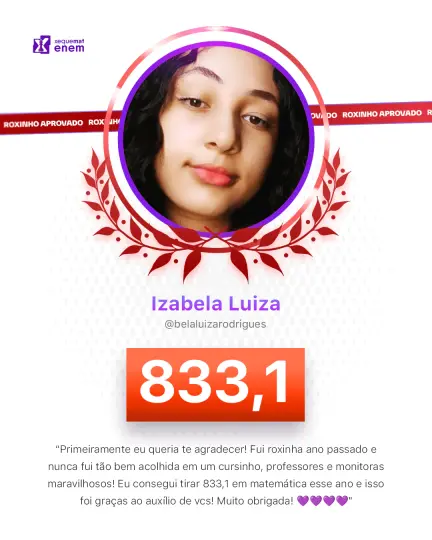 Card de aprovação de aluno do método xequemat