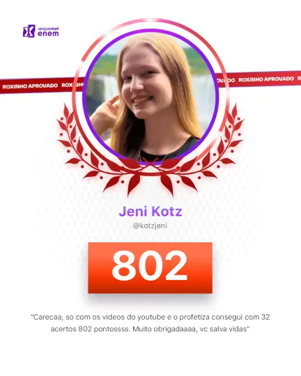 Card de aprovação de aluno do método xequemat