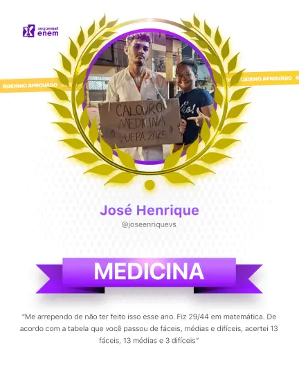 Card de aprovação de aluno do método xequemat
