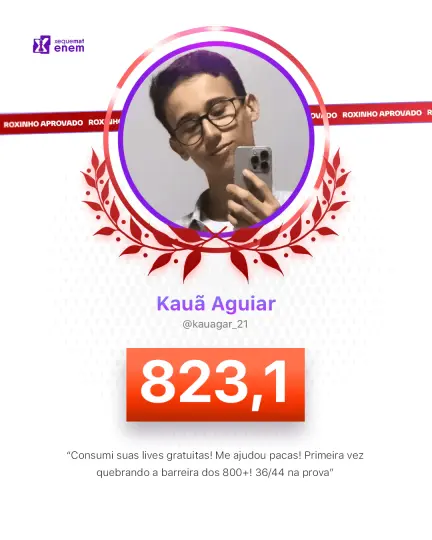 Card de aprovação de aluno do método xequemat