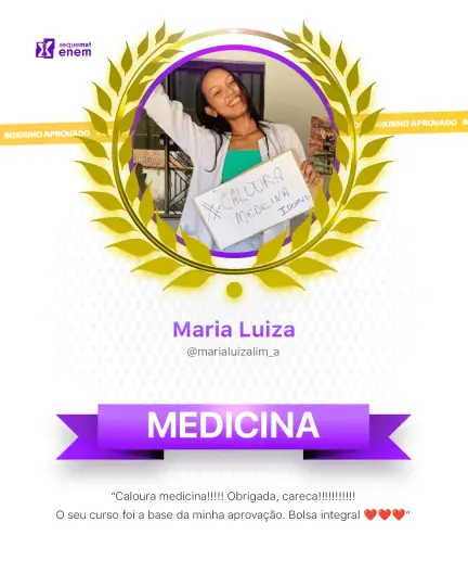 Card de aprovação de aluno do método xequemat