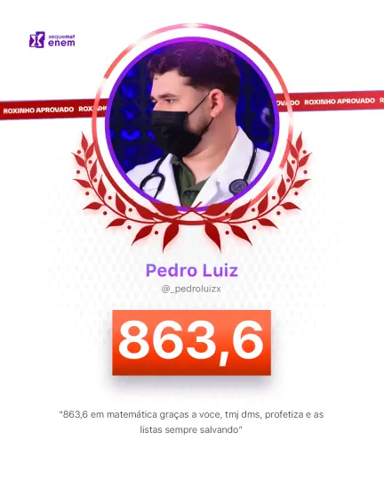 Card de aprovação de aluno do método xequemat